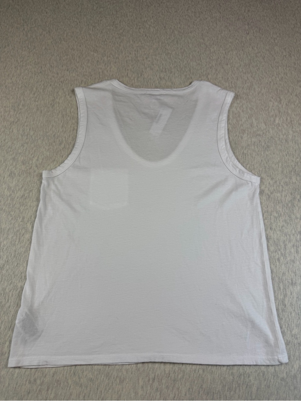 NWT James Perse Standard White Cotton Pocket Tank Top Size 1 (Small) - Picture 4 of 10